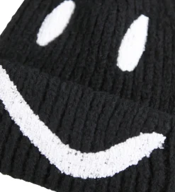 Molo Hue - Strik/Rib - Kim - Sort m. Smiley