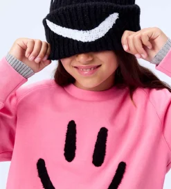 Molo Hue - Strik/Rib - Kim - Sort m. Smiley