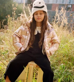 Molo Hue - Strik/Rib - Kim - Vanilla m. Smiley