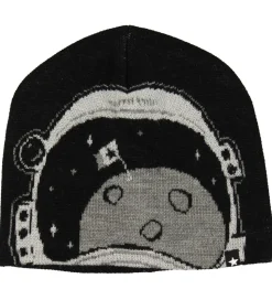 Molo Hue m. Tube - Kleo - Uld/Polyester - Very Black m. Rumhjelm