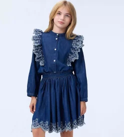 Molo Nederdel - Denim - Bitta - Oak Embroidery