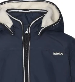 Molo Regnjakke m. Vattering - Winner - Galaxy Blue