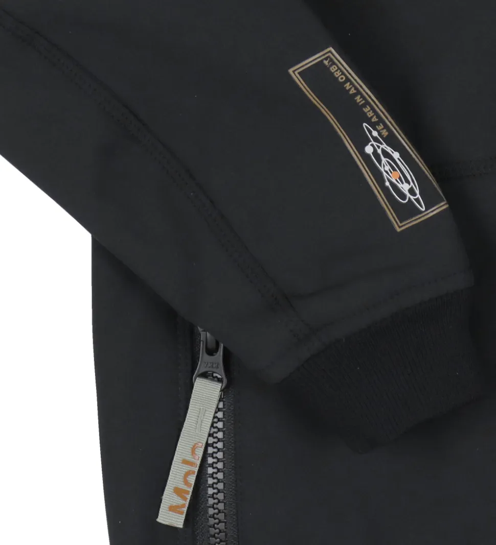 Molo Softshelljakke m. Fleece - Cloudy - Sort