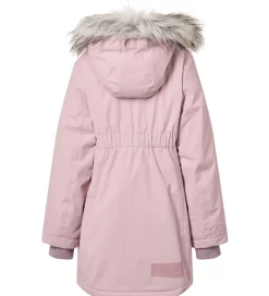 Molo Vinterfrakke - Peace - Blue Pink m. Imiteret Pels