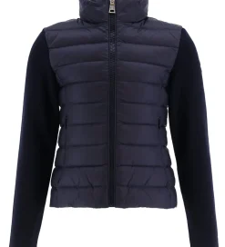 Moncler Cardigan - Uld/Dun - Navy