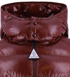 Moncler Dunjakke - Maya - Mørkerød