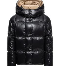 Moncler Dunjakke - Parana - Charcoal m. Beige