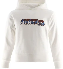 Moncler Hættetrøje - Hvid m. Print