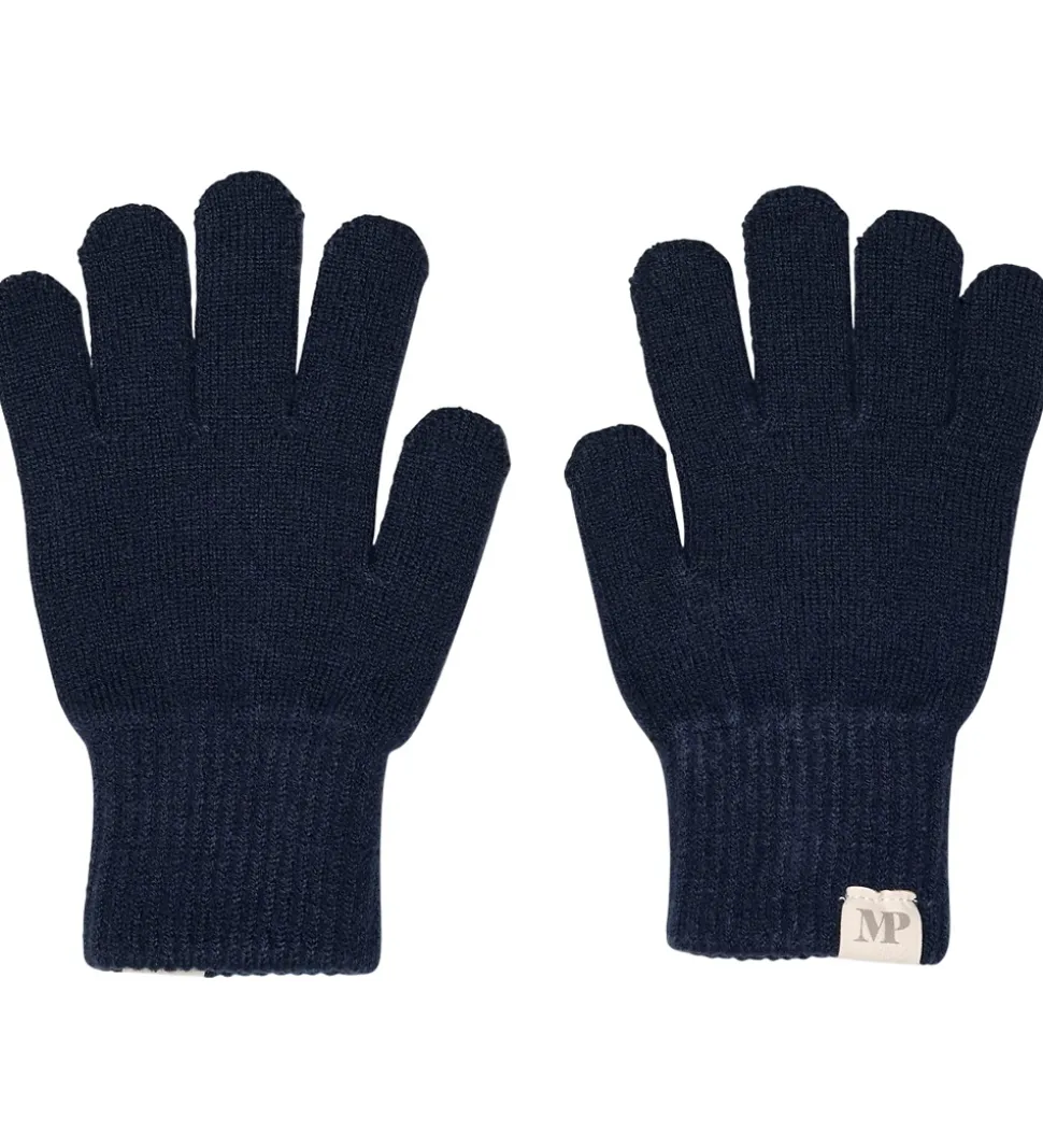 MP Handsker - Uld - Comfy - 2-pak - Mix Lysegråmeleret/Peacoat B