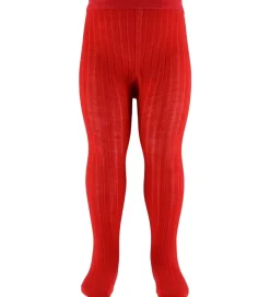 MP Strømpebukser - Rib - Tomato