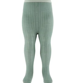 MP Strømpebukser - Uld - Rib - Lily Pad
