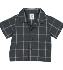 Müsli Skjorte - Check - Night Blue/Cashmere