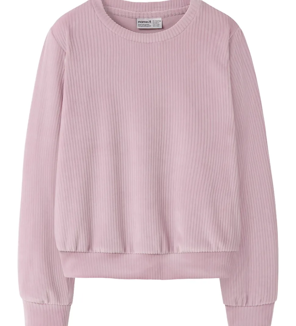 Name It Bluse - Fløjlsvelour - NkfVeloa - Keepsake Lilac