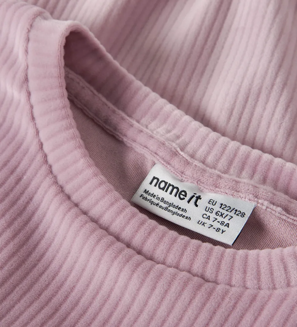 Name It Bluse - Fløjlsvelour - NkfVeloa - Keepsake Lilac