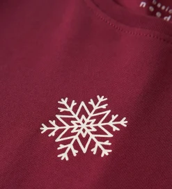 Name it Bluse - NkfVix - Burgundy/Snowflake