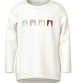 Name it Bluse - NmfVix - Cloud Dancer/Polar Bears