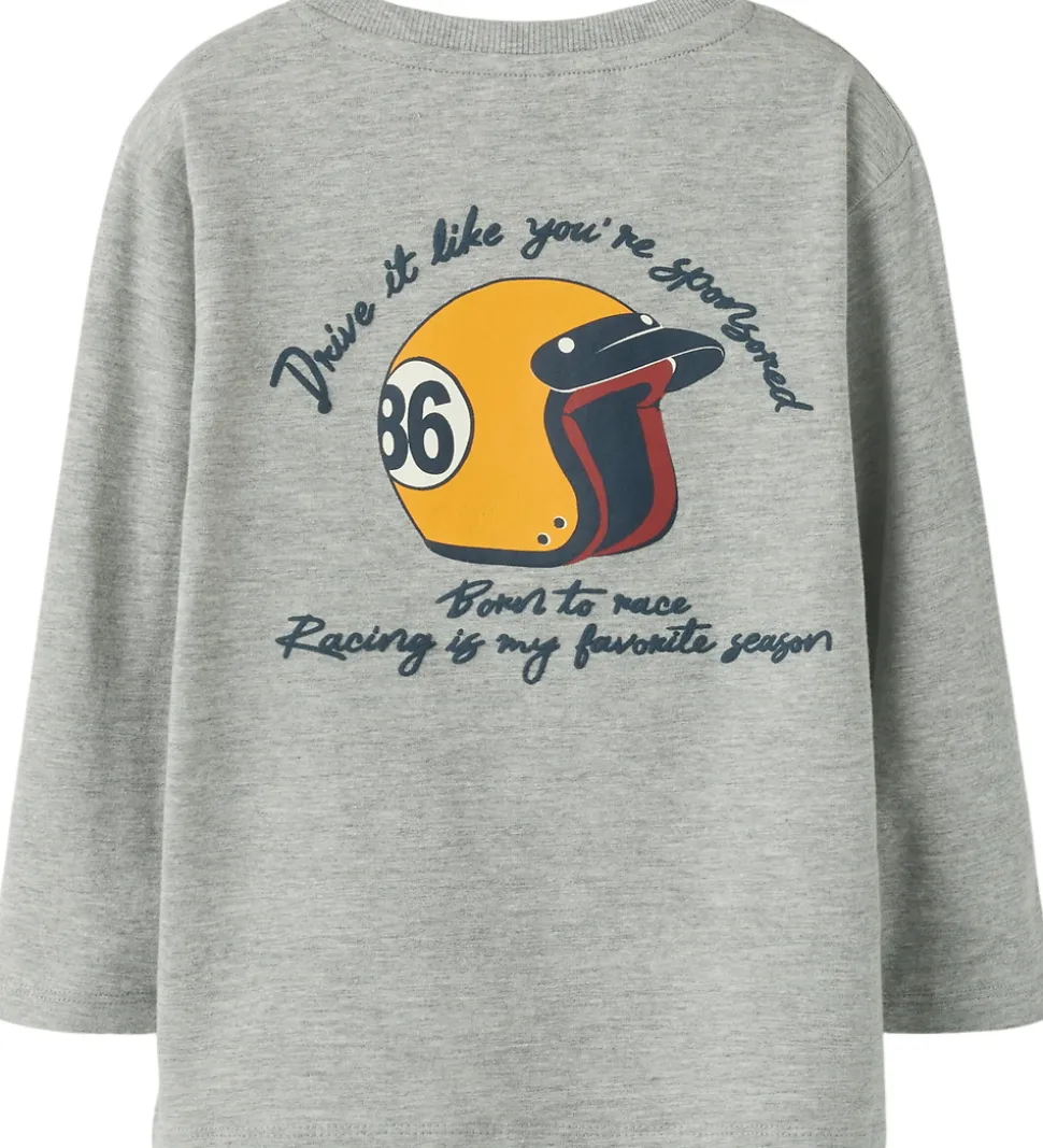 Name It Bluse - Nmmradolf - Grey Melange