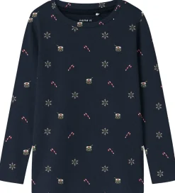 Name It Bluse - Rib - NmnRoko - Navy Blazer