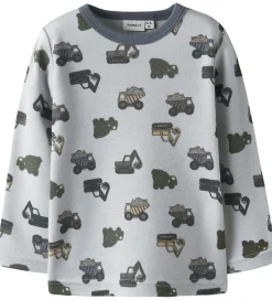 Name It Bluse - Uld - NmmWillow - Micro Chip/WORKING MACHINES