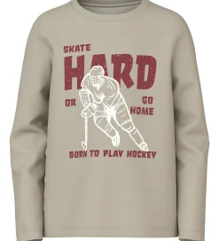 Name It Bluser - 2-pak - NkmVux - Island Fossil/Cloud Dancer 98