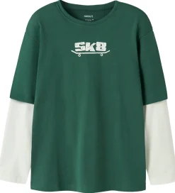 Name It Bluser - 2-Pak - NkmVarto - Navy Blazer/Bistro Green Sku