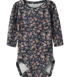 Name It Body l/æ - NbfOalia - Navy Blazer m. Blomster