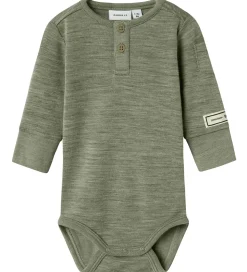 Name It Body l/æ - Uld/Viskose - NbmWyla - Dried Sage