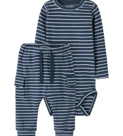 Name It Bodysæt - Body/Bukser - Rib - NbmOconnor - Insignia Blue