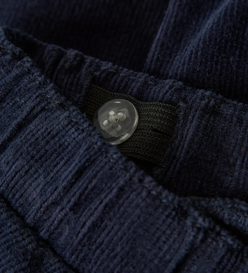 Name It Bukser - Fløjsvelour - NbmBen - Baggy - Navy Blazer