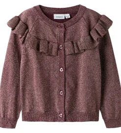 Name It Cardigan - Strik - NmfRefraja - Burgundy