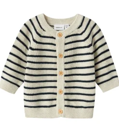Name It Cardigan - Strik - NbmMast - Peyote Melange m. Striber