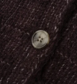 Name It Cardigan - Strik - NmfNetrille - Plum Perfect m. Hulmøns