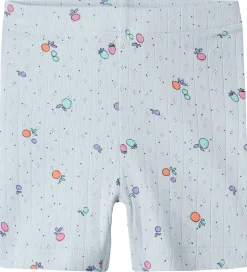 Name It Cykelshorts - NmfHamanda - Xenon Blue m. Hulmønster