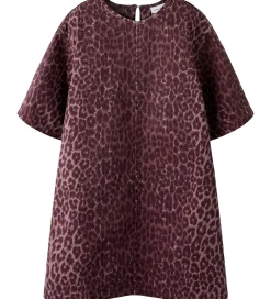 Name It Denimkjole - NkfLeo - Burgundy/Leo