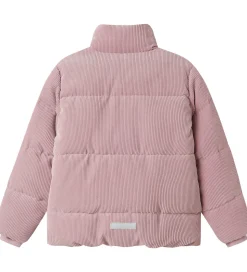 Name It Dynejakke - Fløjl - NkfMelina - Mauve Shadows