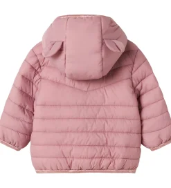 Name It Dynejakke - NbfMarble - Woodrose