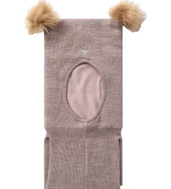 Name It Elefanthue - 2-lags - Uld - Fleece - NmfWlash - Purple D