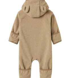 Name It Fleecedragt - NbnMeeko - Timber Wolf m. Ører