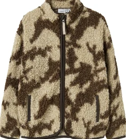 Name it Fleecejakke - NkmOzias - Island Fossil/Delicioso