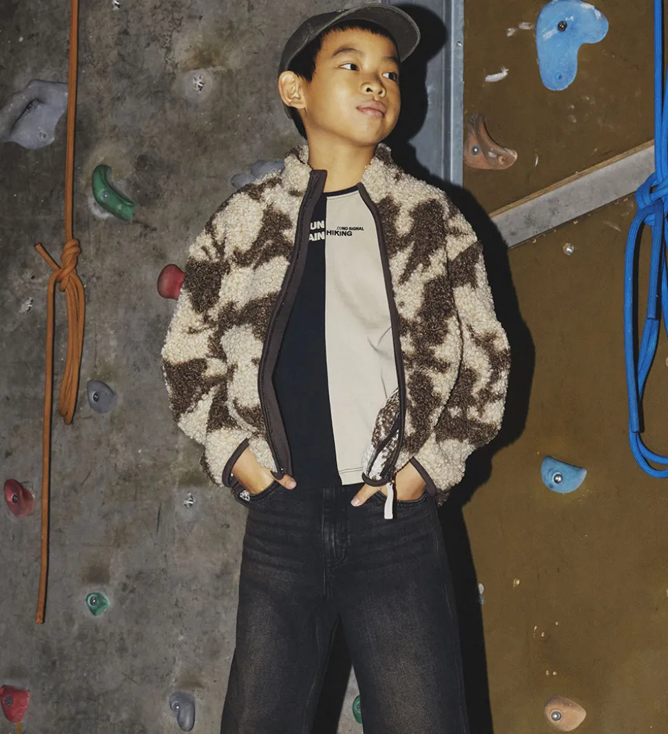 Name it Fleecejakke - NkmOzias - Island Fossil/Delicioso