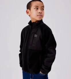 Name It Fleecejakke - Noos - NknMyles - Sort