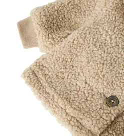 Name It Fleecejakke - Teddy - NbnMilo - Pure Cashmere