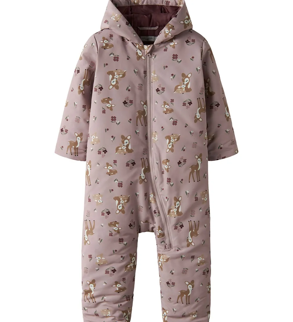 Name It Flyverdragt - NbfMaxi - Violet Ice/BAMBI