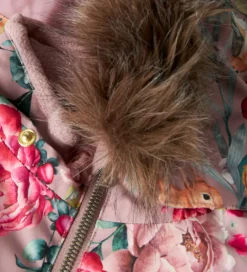 Name It Flyverdragt - Noos - NmfSnow10 - Woodrose/Flower Rabbit