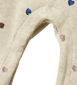 Name It Heldragt - Rib - NbfNutti - Peyote Melange m. Hjerter