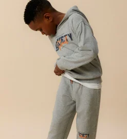 Name It Hættetrøje - NkmLucas - Grå Meleret