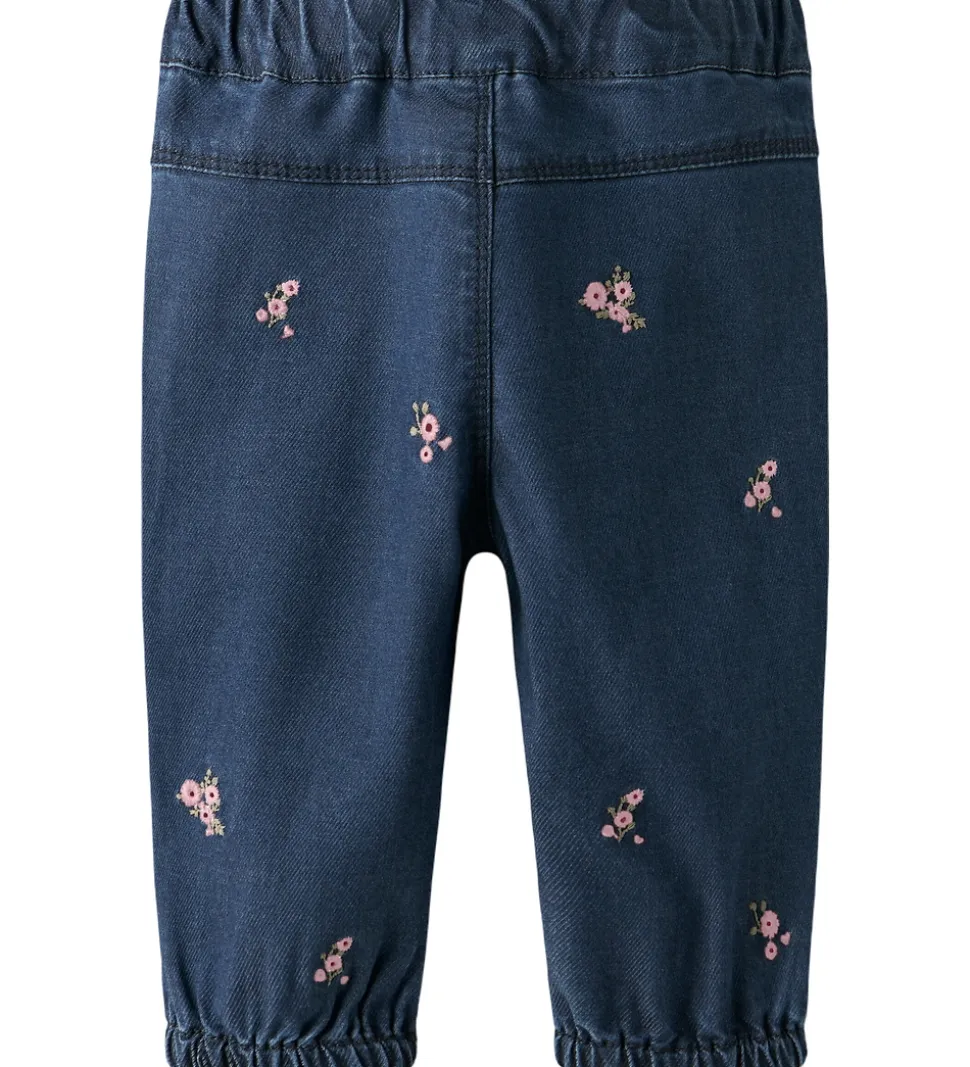 Name It Jeans - NbfRose - Dark Blue Denim/Flower Emb