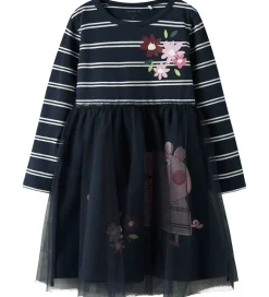 Name It Kjole - NmfOrini Tulle - Navy Blazer