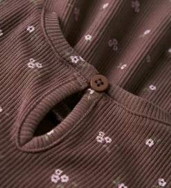 Name It Kjole - Rib - NbfSoho - Peppercorn