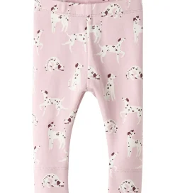 Name It Leggings - NbfKilas - Bleached Mauve/Cloud Dancer m. Pri